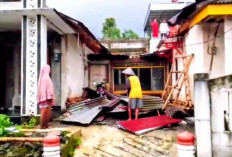 Puting Beliung Terjang Kotayasa Banyumas, Atap Rumah Warga Berterbangan