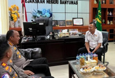 Kejari Banyumas Perkuat Penegakan Hukum, Polresta Banyumas Bangun Koordinasi Demi Layanan Berkeadilan