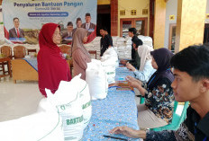 847 Warga Ciwuni Cilacap Terima Bantuan Pangan Selama Tiga Bulan