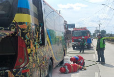Bus Trans Jateng Terbakar di Jalan Gerilya, Diduga Dipicu Korsleting