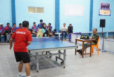 Ajang Pembinaan, Ratusan Atlet Cilacap Tampil di Kejuaraan Tenis Meja