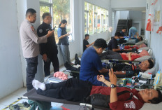 Polres Purbalingga Gelar Donor Darah HUT ke-75 Humas Polri, 83 dari 96 Peserta Bisa Donor