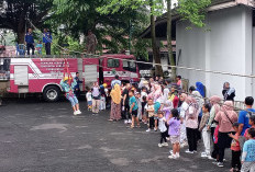 Dimeriahkan Flying Fox, CFD Purbalingga Semakin Meriah