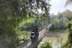 Jembatan Gantung Jadi Jalur Andalan, Pengendara Motor Cari Akses Selama Perbaikan Jembatan Serayu Banyumas