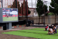 Pendukung Persibangga Antusias Nobar Persibangga Lawan PPSM