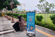 Spot Baca Digital Hadir di Alun-Alun Purwokerto, Warga Bisa Akses Ratusan Buku Gratis Lewat Barcode