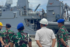 Kapal Perang Australia Sandar di Cilacap, Singgah Sementara untuk Isi Bahan Bakar dan Logistik