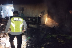 Akibat Korsleting Listrik, Dapur Rumah Warga Desa Pegandekan Purbalingga Terbakar Dini Hari
