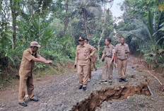 BPBD Cilacap Minta PVMBG Segera Turunkan Tim Untuk Tinjau Tanah Bergerak di Dayeuhluhur