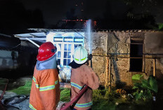 Rumah Terbakar di Patikraja Banyumas, Diduga Korsleting Listrik