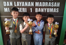 Murid MIN 1 Banyumas Raih Tiga Emas Robotik Internasional di Singapura