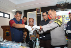 14 Gram Sabu dan Tembakau Sintetis Dimusnahkan Polres Banjarnegara, Delapan Orang Ditetapkan Tersangka