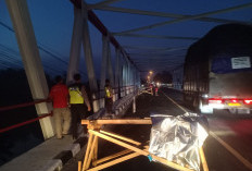 Ekskavator Tabrak Jembatan Serayu Banyumas, Pemotor Terluka