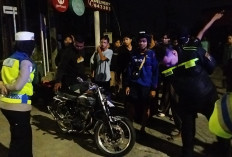 Patroli Malam Sikat Balap Liar, Blue Light Tekan Knalpot Brong di Banyumas