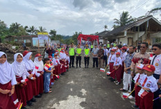 Kapolres Purbalingga AKBP Anita Indah Setyaningrum Resmikan Dua Jembatan Terdampak Banjir di Desa Sangkanayu