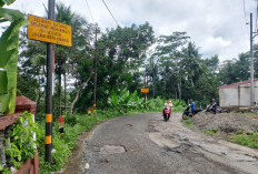 Jalan Jatisaba–Purwojati Banyumas Rusak 10 Tahun, Warga Pasang Peringatan Mandiri