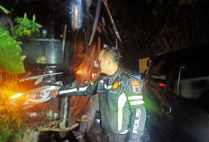 Rem Bus Diduga Blong, Empat Kendaraan  Tabrakan Beruntun di Jalur Turunan Kejawar Banyumas