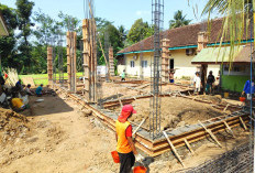 Sempat Terkendala Pengiriman Material, Pembangunan Gedung Baru KUA Bojongsari Dikebut