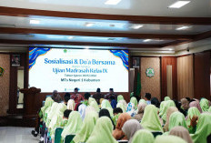 Hadapi Ujian, Ratusan Siswa MTsN 1 Kebumen Gelar Mujahadah