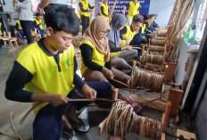 Warga Binaan Rutan Kebumen Buka Peluang Ekonomi, Kerajinan Pelepah Pisang Capai 3 Ton Perbulan