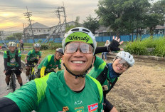 Operasi Ganti Lutut Tak Halangi Presiden Persebaya Azrul Ananda Gowes 821 Km Surabaya-Jakarta