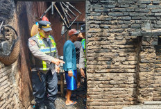 Ditinggal Jemur Pakaian, Rumah Warga Desa Meri Kutasari Hangus Terbakar Diduga dari Tungku Kayu