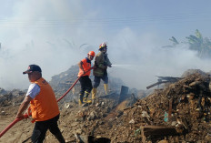 Lahan di Area Pabrik Coldstorage Cilacap, Diduga Dipicu Pembakaran Sampah