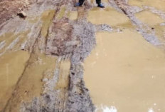 Jalan Kamulyan–Watuagung Banyumas Kembali Berlumpur, Anggaran Aspal di Titik Longsor Belum Tersedia