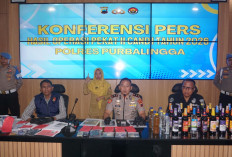 Operasi Pekat Polres Purbalingga Sita 141 Botol Miras, 29 Liter Tuak dan Sabu 7,6 Gram
