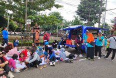 Anak-Anak Serbu Stand Perpusda di CFD Purbalingga