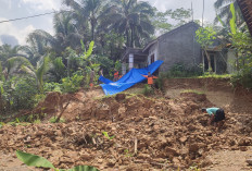 Longsor di Tunjungmuli Purbalingga: Retakan 15 Meter Ancam Dua Rumah Warga