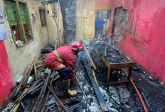 Api Tungku Kayu Tak Sepenuhnya Padam, Satu Rumah di Pagerandong Ludes Terbakar
