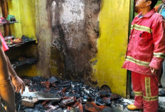 Diduga Korsleting Listrik, Dapur Rumah Milik Guru di Tinggarjaya Cilacap Dilalap Api