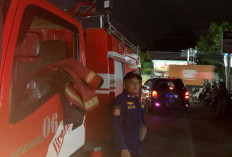 Ditinggal Antar Pesanan, Kios Makanan di Depan PT Boyang Purbalingga Terbakar