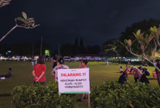 Ongkos Perawatan Mahal, DLH Tegaskan Larangan Injak Rumput Alun-alun Purwokerto