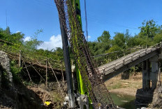Perbaikan Jembatan Lopasir Banyumas Dikebut, Akses Warga Ditarget Pulih Tahun Ini