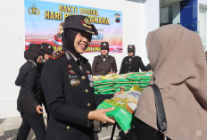 Hari Bhayangkara ke-80, Polres Purbalingga Bagikan 100 Paket Beras untuk Warga Kurang Mampu