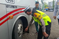 Satlantas Temukan 4 Bus AKAP Tidak Laik Jalan di Terminal Purbalingga