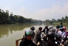 Jembatan Serayu Banyumas Dibuka, Pengelola Perahu Rugi, Modal Belum Kembali, Penyeberangan Sepi Penumpang