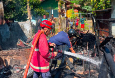 Diduga Akibat Korsleting Listrik, Rumah Warga Bojongsari Purbalingga Ludes Terbakar