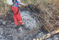 Lahan Desa Panusupan Banyumas Diduga Sengaja Dibakar, Akses Sempit Hambat Petugas Menjangkau Titik Api