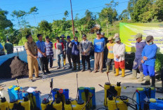 Cegah Serangan Ulat Grayak Meluas, DPPP Purbalingga Semprot 5 Hektare Lahan Tembakau di Serang