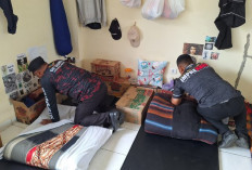 Razia Mendadak, Petugas Sita Potongan Besi dan Botol Kaca di Lapas Nirbaya Nusakambangan Cilacap