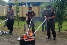 Upal Senilai Rp 3 Miliar hingga Senjata Airsoft Gun Dimusnahkan Kejari Cilacap