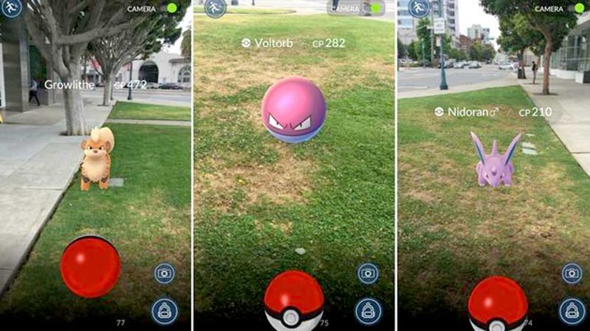 Pemain Pokémon Berebut Kuasa di Alun-alun Purwokerto