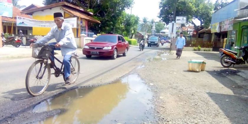 Jalur Patikraja Rawan Genangan